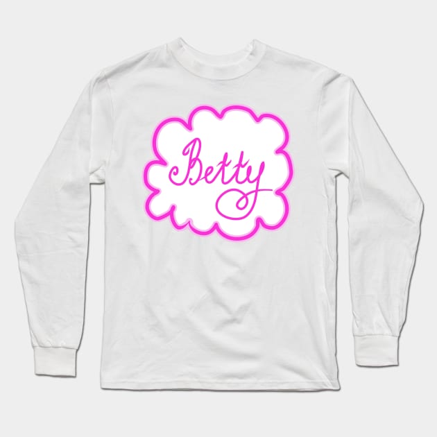 Betty. Female name. Long Sleeve T-Shirt by grafinya